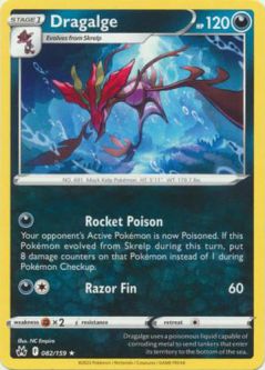 Pokemon Card - Crown Zenith 082/159 - DRAGALGE (rare)
