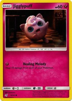 Pokemon Card - Detective Pikachu 14/18 - JIGGLYPUFF (holo-foil)