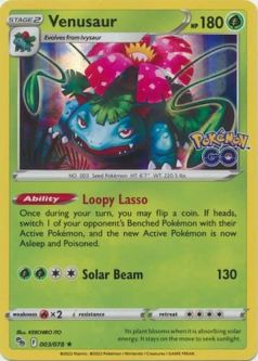 Pokemon Card - Pokemon GO 003/078 - VENUSAUR (holo-foil)