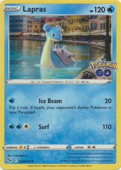 Pokemon Card - Pokemon GO 023/078 - LAPRAS (holo-foil)