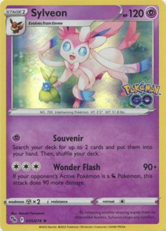 Pokemon Card - Pokemon GO 035/078 - SYLVEON (holo-foil)