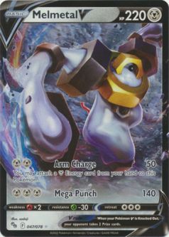 Pokemon Card - Pokemon GO 047/078 - MELMETAL V (holo-foil)