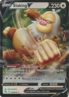 Pokemon Card - Pokemon GO 058/078 - SLAKING V (holo-foil)