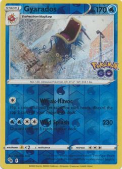Pokemon Card - Pokemon GO 022/078 - GYARADOS (REVERSE holo-foil)