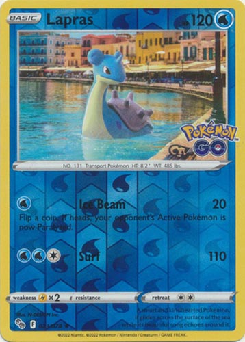 ⭐ラプラス R S10b Pokémon GO 023/071ʀ Amazon.co.jp: ポケモンカードゲーム S10b 023/071 ラプラス 水