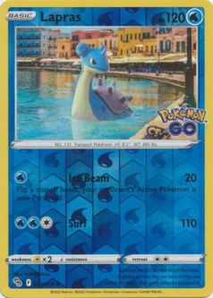 Pokemon Card - Pokemon GO 023/078 - LAPRAS (REVERSE holo-foil)