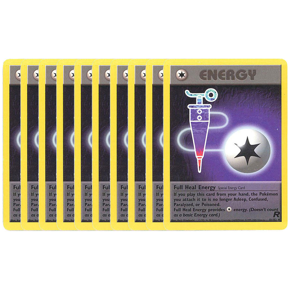 Pokemon Cards - LOT OF 10 FULL HEAL ENERGY Cards