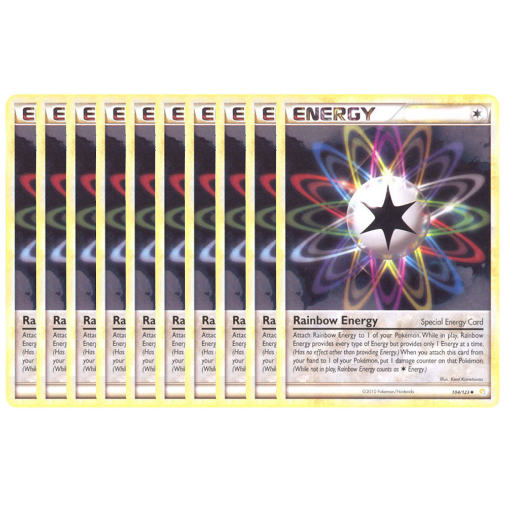 Pokemon Cards - LOT OF 10 RAINBOW ENERGY Cards