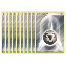 Pokemon Cards - LOT OF 10 METAL ENERGY Cards (silver)