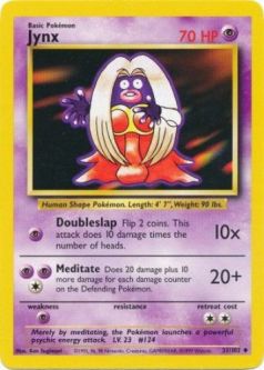 Pokemon Card - Base 31/102 - JYNX (uncommon)