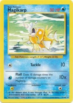 Pokemon Card - Base 35/102 - MAGIKARP (uncommon)