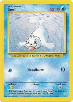 Pokemon Card - Base 41/102 - SEEL (uncommon)
