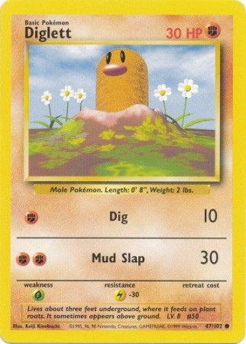 diglett pokemon teddy