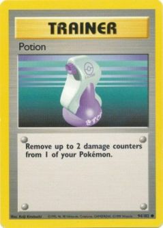 Pokemon Card - Base 94/102 - POTION (common)