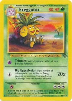 Pokemon Card - Jungle 35/64 - EXEGGUTOR  (uncommon)