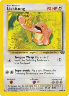 Pokemon Card - Jungle 38/64 - LICKITUNG (uncommon)