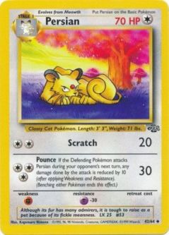 Pokemon Card - Jungle 42/64 - PERSIAN (uncommon)