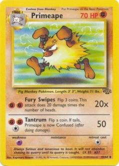 Pokemon Card - Jungle 43/64 - PRIMEAPE (uncommon)