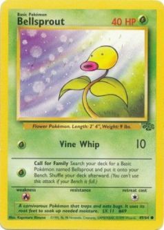 Pokemon Card - Jungle 49/64 - BELLSPROUT (common)