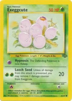 Pokemon Card - Jungle 52/64 - EXEGGCUTE (common)