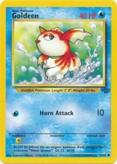 Pokemon Card - Jungle 53/64 - GOLDEEN (common)