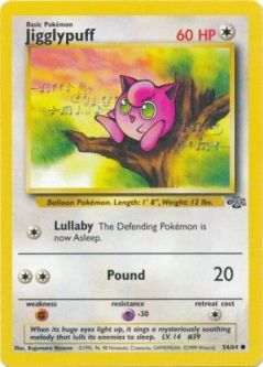 Pokemon Card - Jungle 54/64 - JIGGLYPUFF (common)