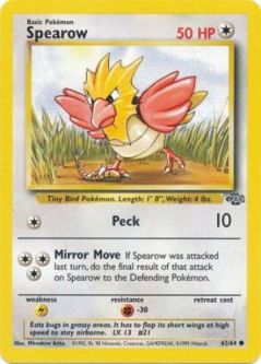Pokemon Card - Jungle 62/64 - SPEAROW (common)