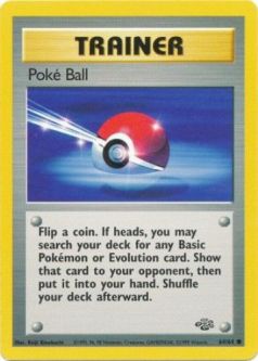 Pokemon Card - Jungle 64/64 - POKE BALL (common)