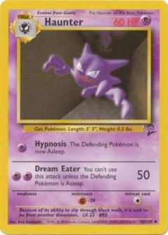 Pokemon Card - Base 2 Set 43/130 - HAUNTER (uncommon)