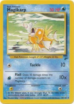 Pokemon Card - Base 2 Set 50/130 - MAGIKARP (uncommon)