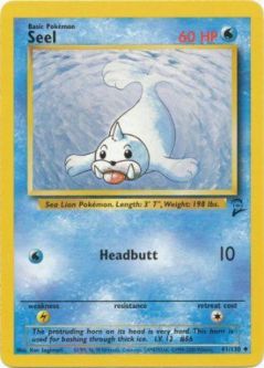 Pokemon Card - Base 2 Set 61/130 - SEEL (uncommon)