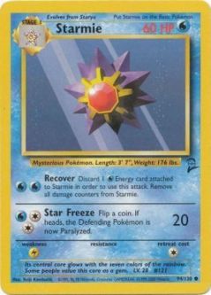 Pokemon Card - Base 2 Set 94/130 - STARMIE (common)