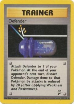 Pokemon Card - Base 2 Set 109/130 - DEFENDER (uncommon)