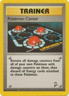 Pokemon Card - Base 2 Set 114/130 - POKEMON CENTER (uncommon)