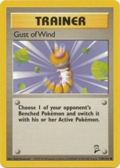 Pokemon Card - Base 2 Set 120/130 - GUST OF WIND (common)