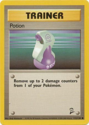 Pokemon Card - Base 2 Set 122/130 - POTION (common): BBToyStore.com - Toys, Plush, Trading Cards, Action Figures & Games online retail store shop sale Pokemon Card - Base 2 Set 122/130 - POTION (common): BBToyStore.com - Toys, Plush, Trading Cards, Action Figures & Games online retail store shop sale