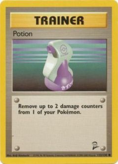 Pokemon Card - Base 2 Set 122/130 - POTION (common)