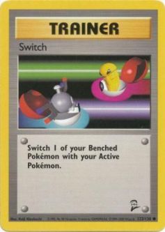 Pokemon Card - Base 2 Set 123/130 - SWITCH (common)