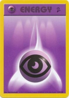 Pokemon Card - Base 2 Set 129/130 - PSYCHIC ENERGY (common)