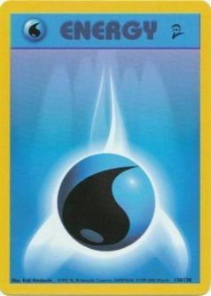 Pokemon Card - Base 2 Set 130/130 - WATER ENERGY (common)