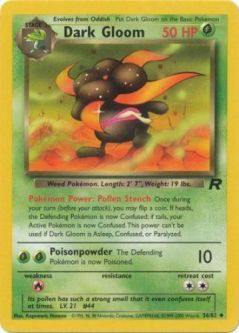 Pokemon Card - Team Rocket 36/82 - DARK GLOOM (uncommon)