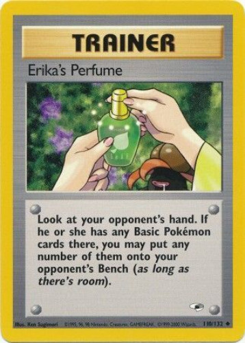 Pokemon Card - Gym Heroes 110/132 - ERIKA'S PERFUME (uncommon): BBToyStore.com - Toys, Plush, Trading Cards, Action Figures & Games online retail store shop sale Pokemon Card - Gym Heroes 110/132 - ERIKA'S PERFUME (uncommon): BBToyStore.com - Toys, Plush, Trading Cards, Action Figures & Games online retail store shop sale