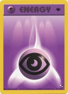 Pokemon Card - Gym Heroes 131/132 - PSYCHIC ENERGY (common) **1st Edition**