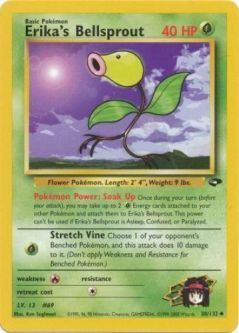 Pokemon Card - Gym Challenge 38/132 - ERIKA'S BELLSPROUT (uncommon)