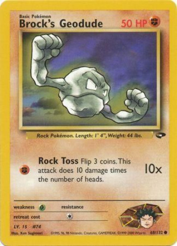 geodude pokemon card Pokémon Card TV Animation #TV6 Geodude Blue Logo 1st Print Puzzle ENG – AGS  Collectibles