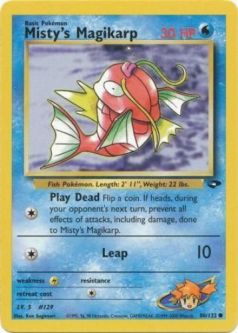 Pokemon Card - Gym Challenge 88/132 - MISTY'S MAGIKARP (common)