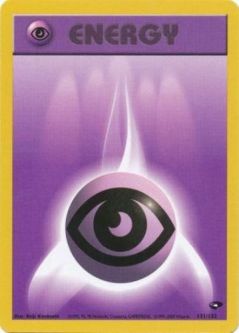 Pokemon Card - Gym Challenge 131/132 - PSYCHIC ENERGY (common)