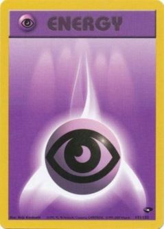 Pokemon Card - Gym Challenge 131/132 - PSYCHIC ENERGY (common)