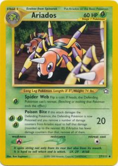 Pokemon Card - Neo Genesis 27/111 - ARIADOS (uncommon)