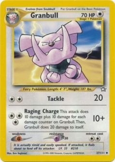 Pokemon Card - Neo Genesis 37/111 - GRANBULL (uncommon)